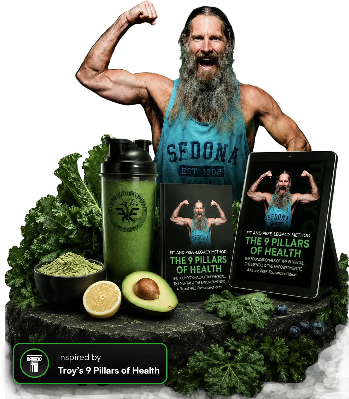 Graphic promoting The Certified Health Nut Cleanse program