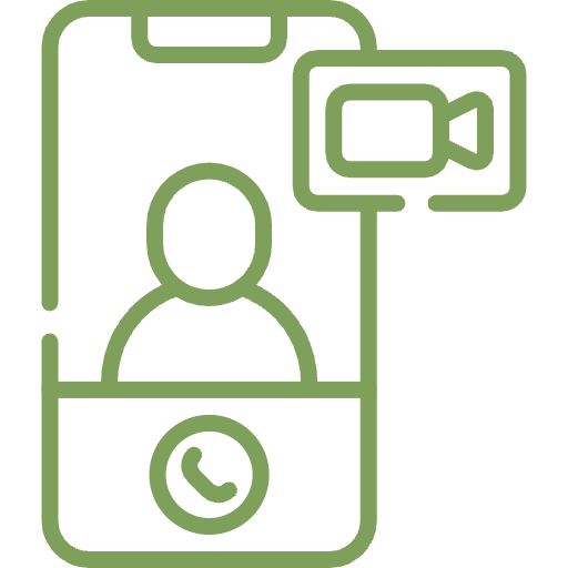 Video call icon for the Private Video Call option with Troy